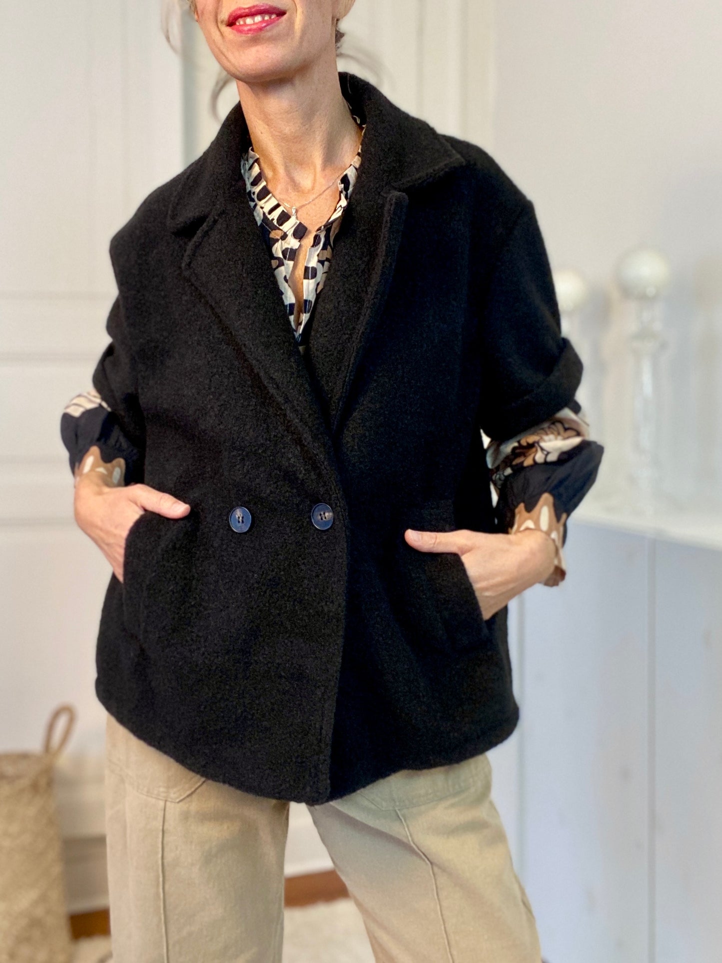 Veste croisée courte Margot