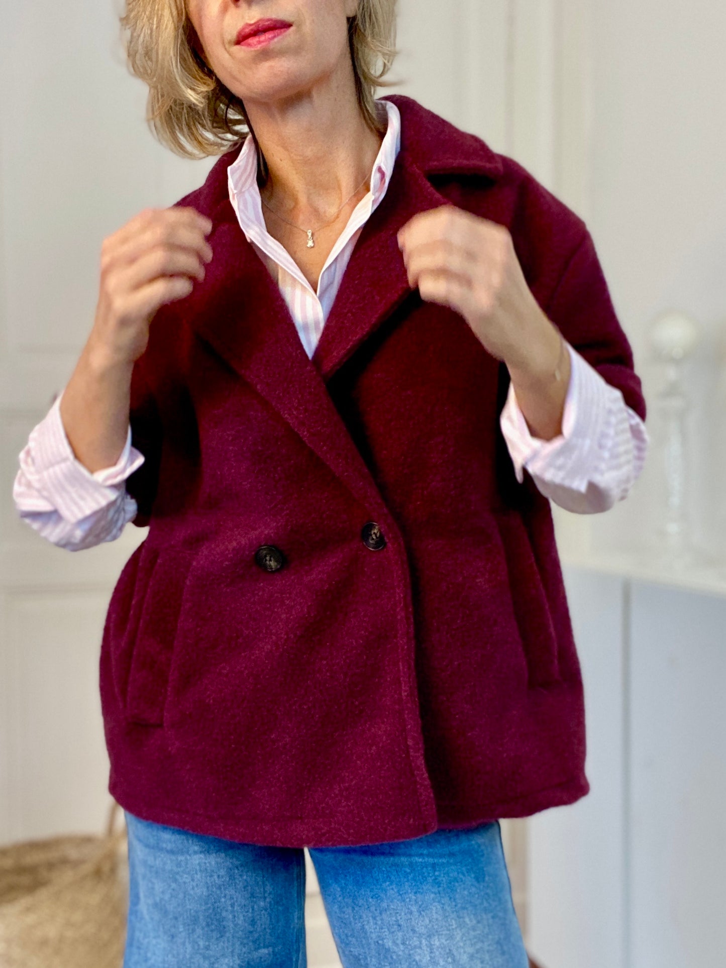Veste croisée courte Margot