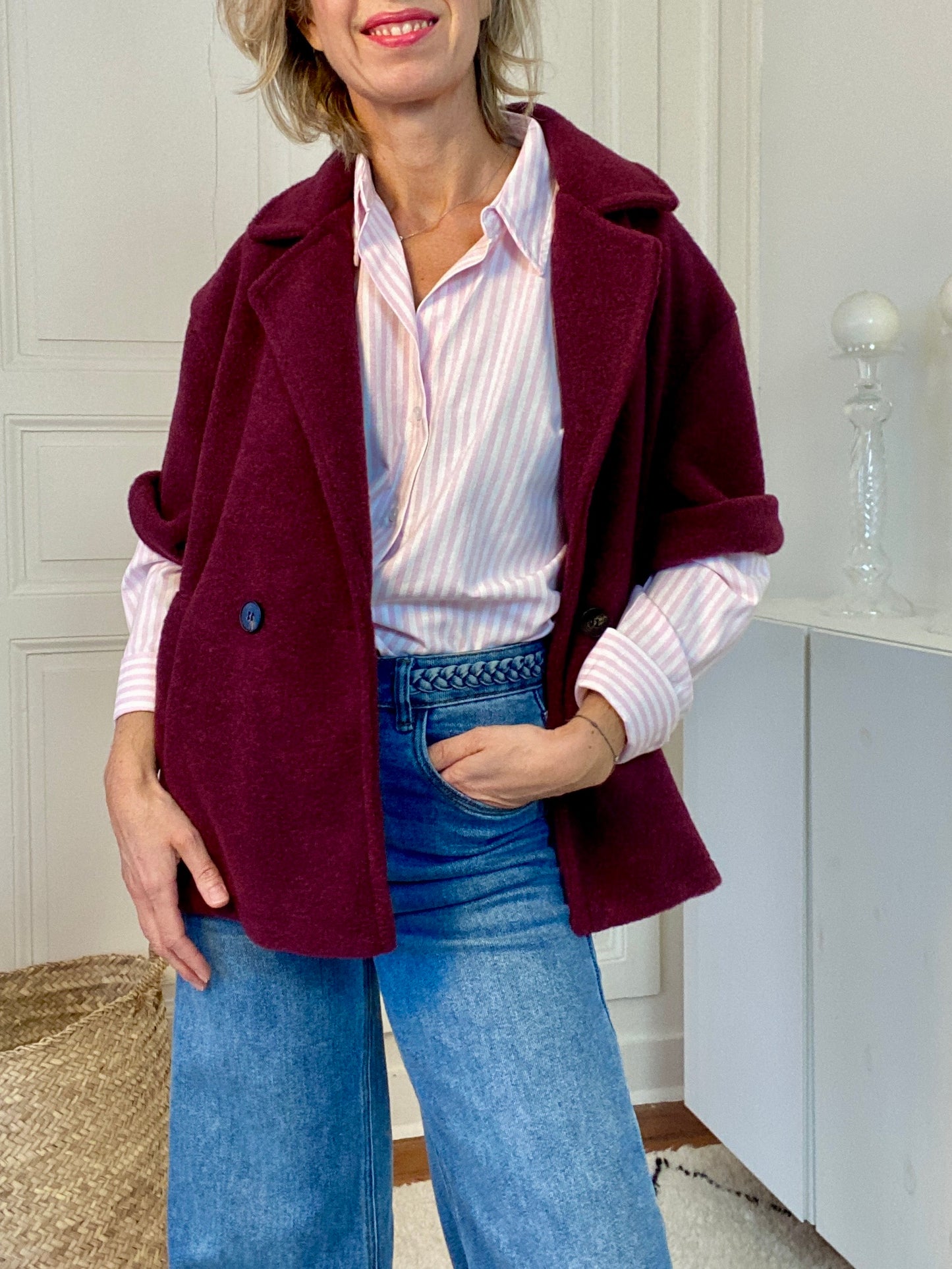 Veste croisée courte Margot