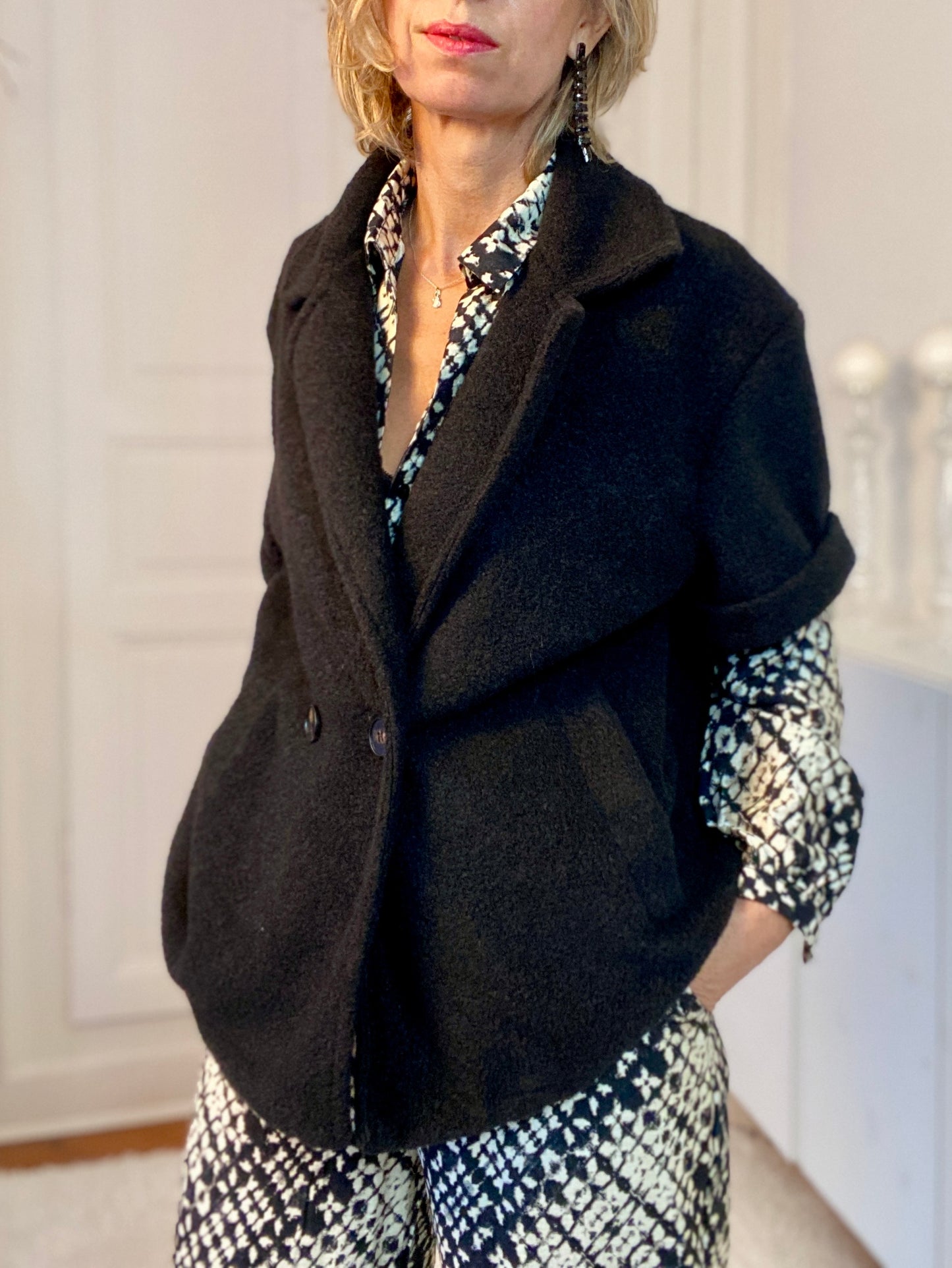 Veste croisée courte Margot