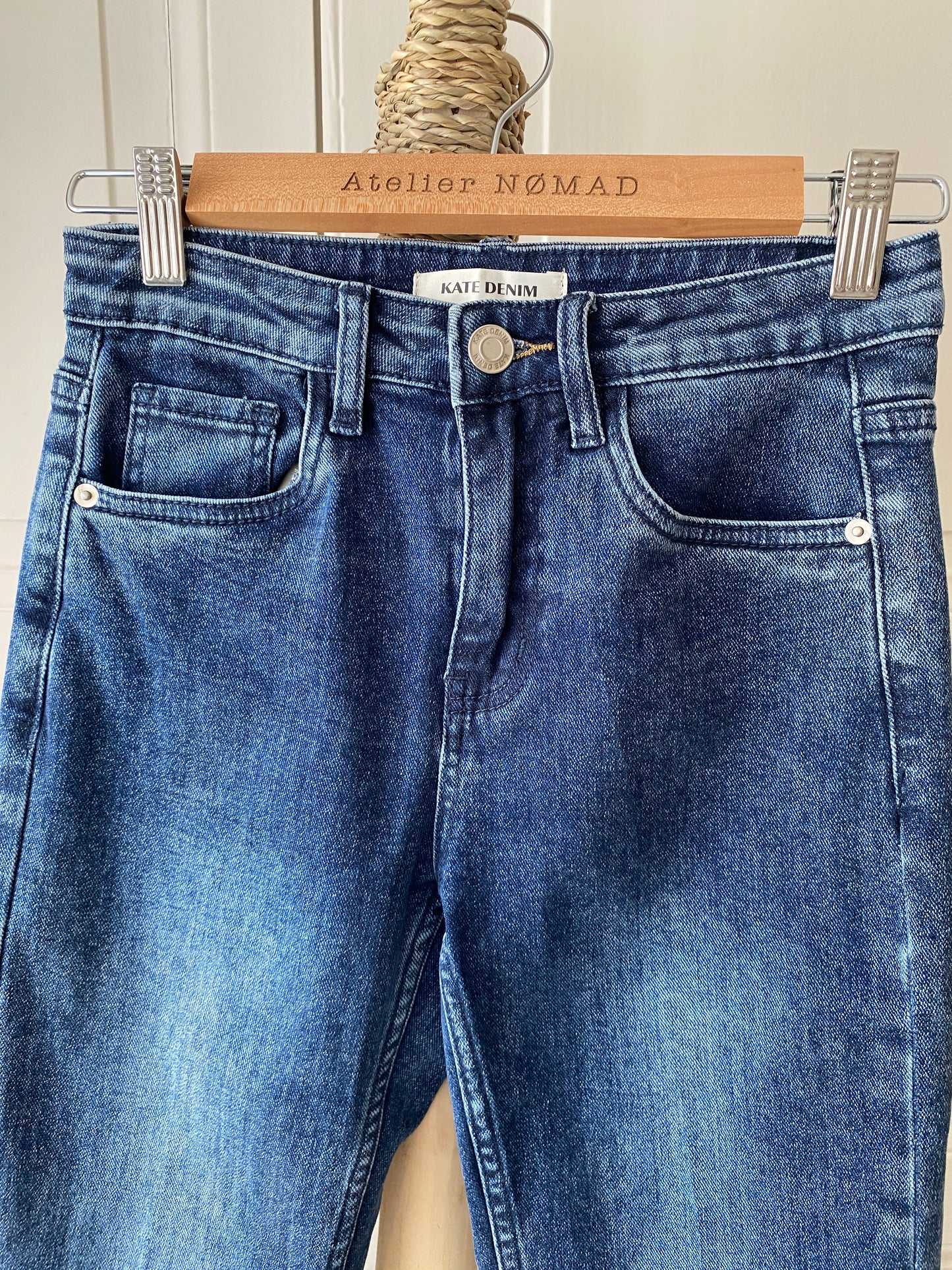 Jean droit 7/8 cropped