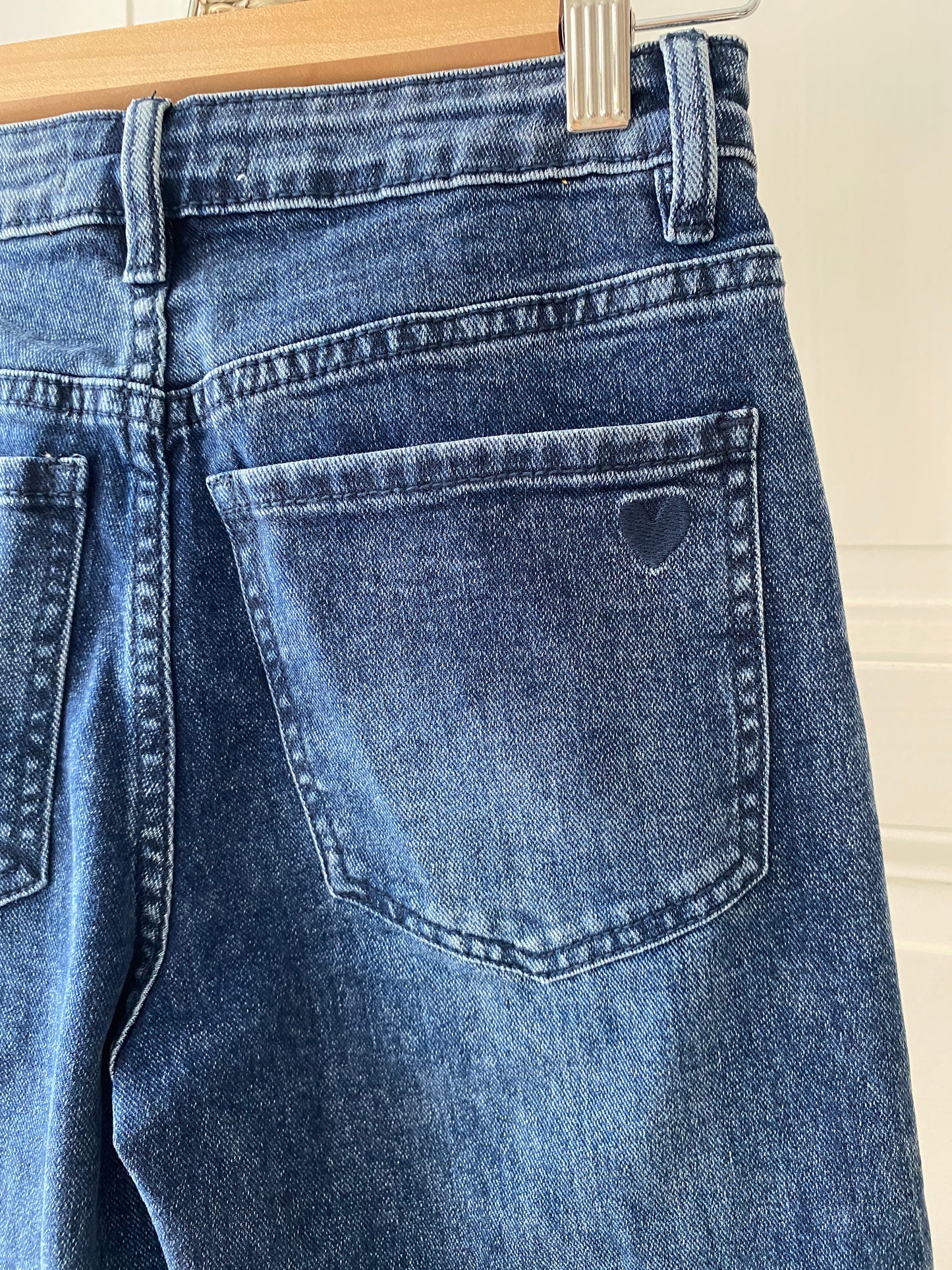 Jean droit 7/8 cropped