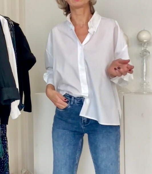 Jean droit 7/8 cropped
