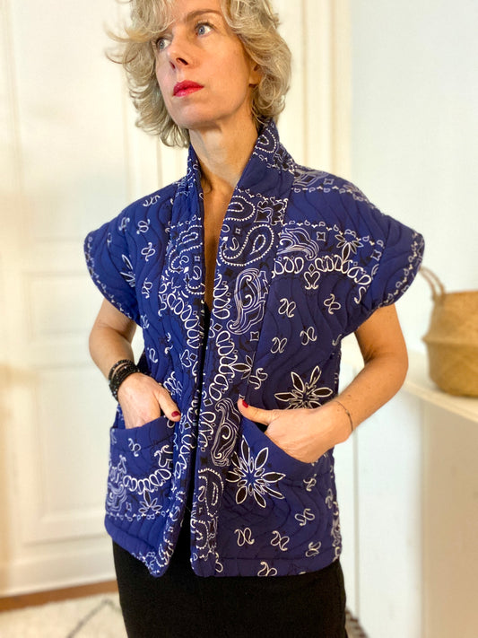 Veste Kimono motif bandana